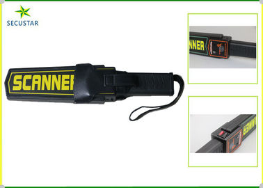 Leather Belt Handy Battery Charger Hand Held Metal Detector Dengan Alarm Indikasi Cahaya