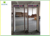 Led Alarm Archway Metal Detector Enam Zona Deteksi Untuk Logam Besi / Non-besi pemasok