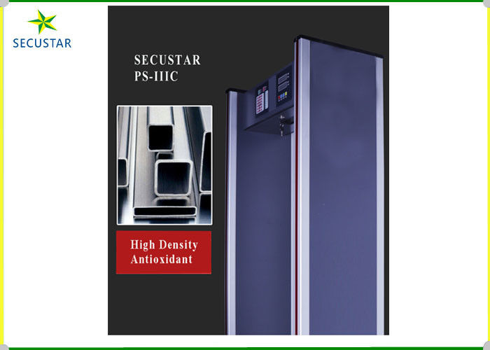 Detektor Logam Multi Zona Pintu, Alarm Suara Berjalan Melalui Gerbang Keamanan pemasok