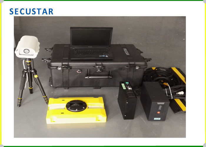 Pemindaian Garis CCD mobile Under Vehicle Inspection System Untuk Memeriksa Undercarriage pemasok