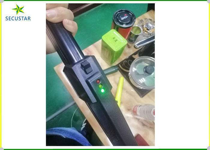 Anti Slip Menangani Keamanan Kalibrasi Otomatis Hand Held Metal Detector Di Kantor Polisi pemasok