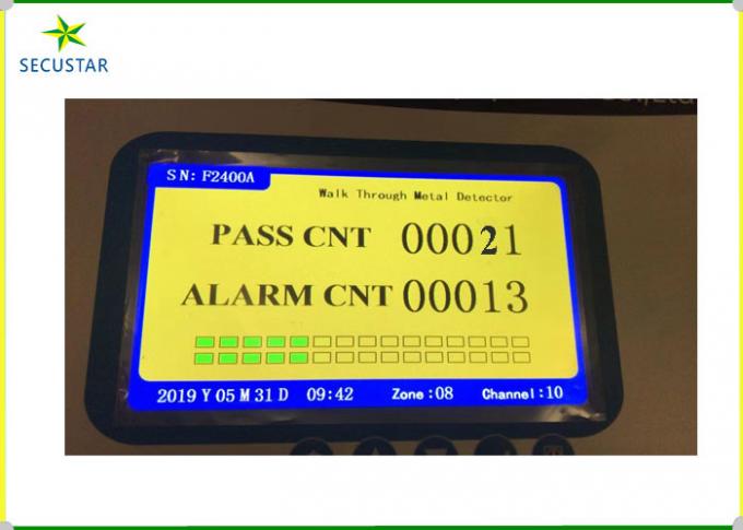 Alarm Keamanan Archway Metal Detector 7 Inch Monitor LCD Untuk Gerbang Sekolah 1